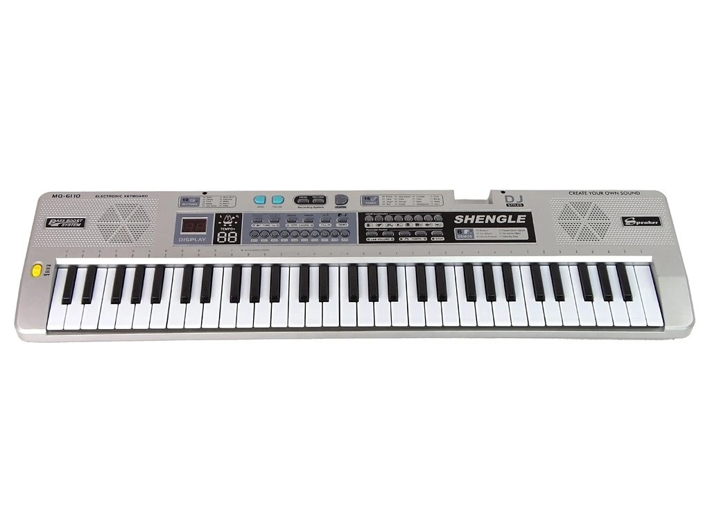 Velika otroška tipkovnica z mikrofonom